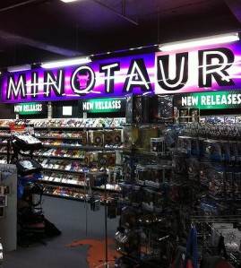 Minotaur - wonderful shop selling comics, movies, toys and memorabilia on pop culture. 
