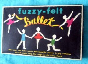Fuzzy felt ballet
